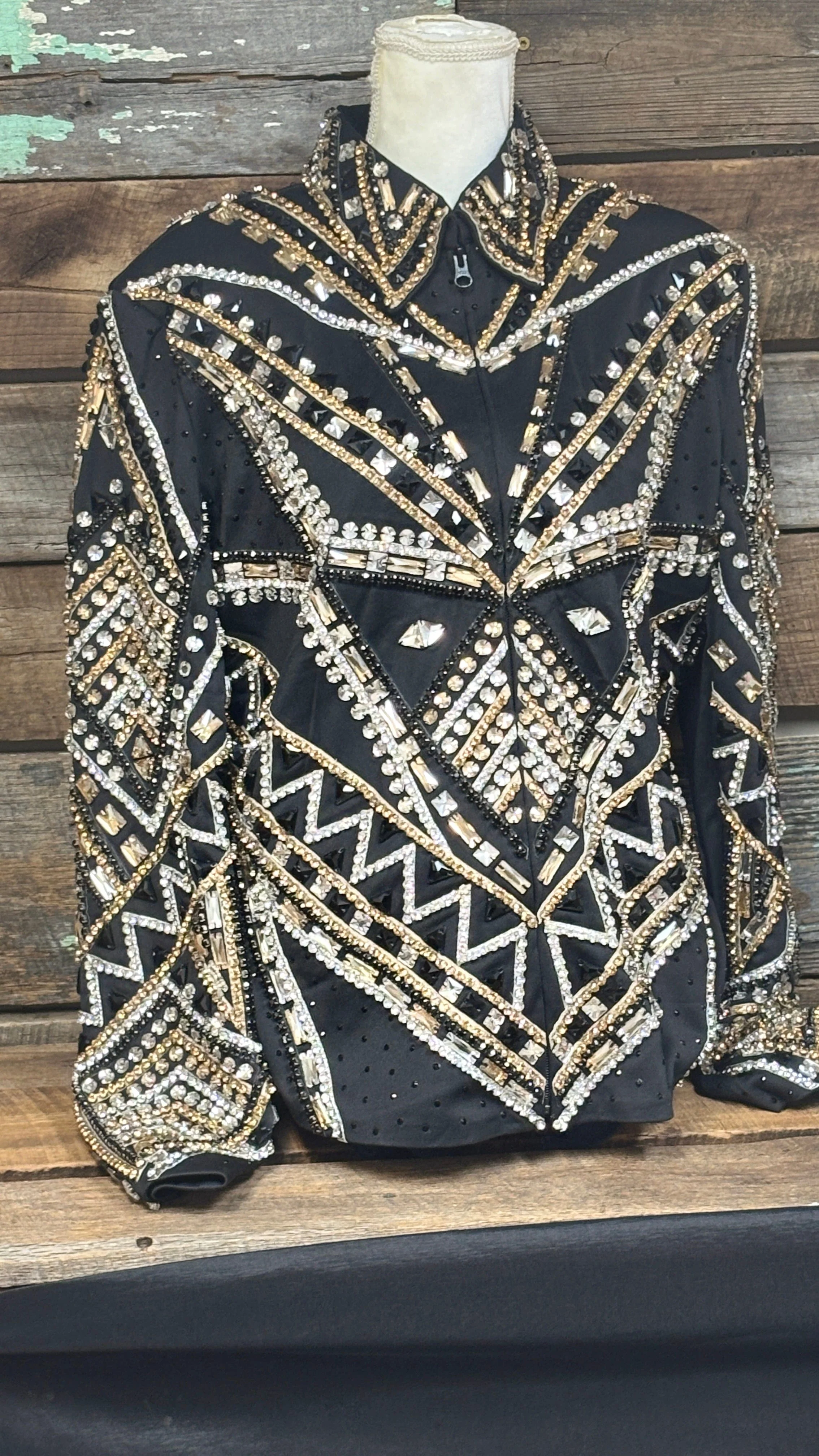 All Day  Show Jacket ~ Black & Gold - Image 2