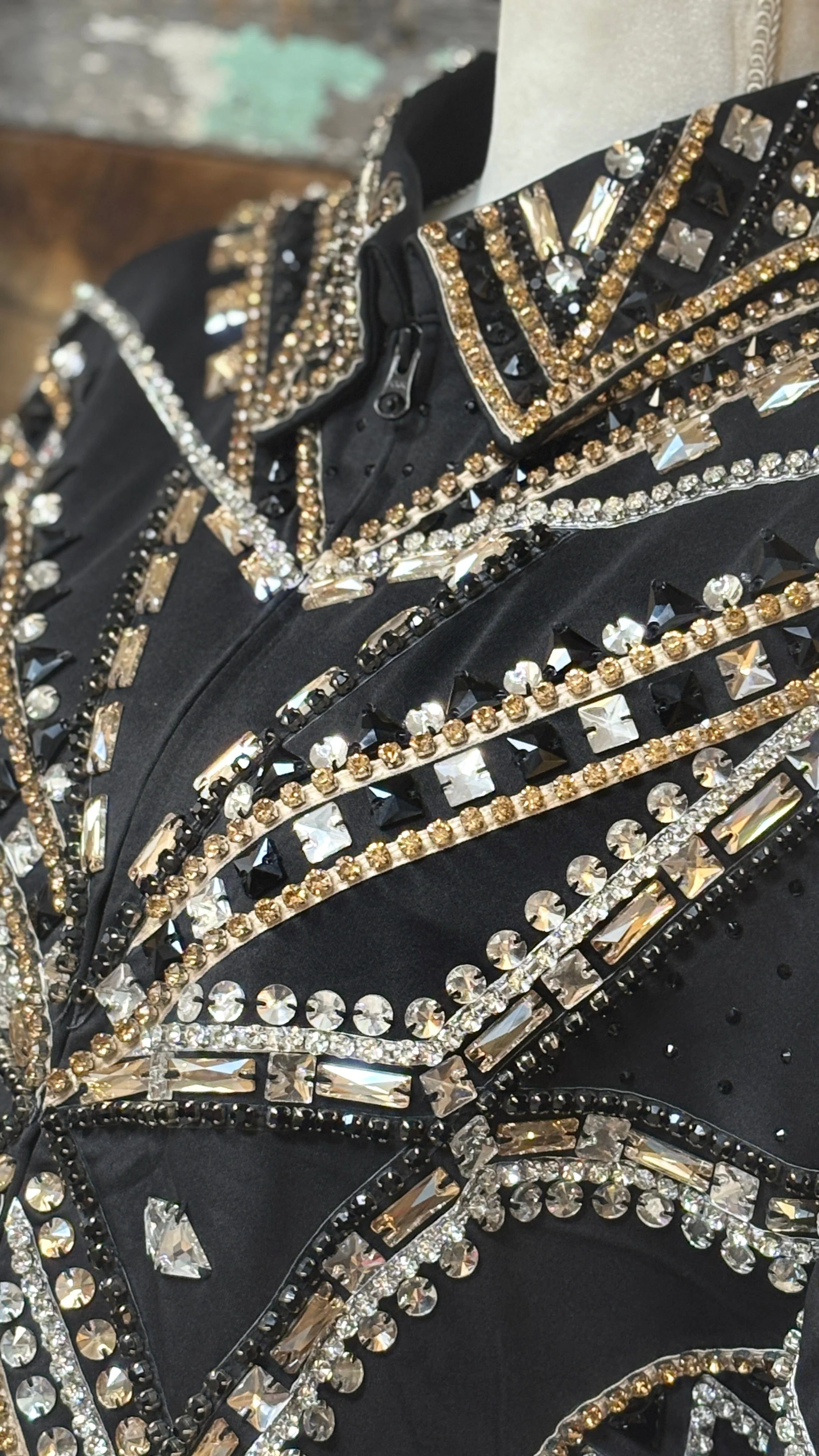 All Day  Show Jacket ~ Black & Gold - Image 3