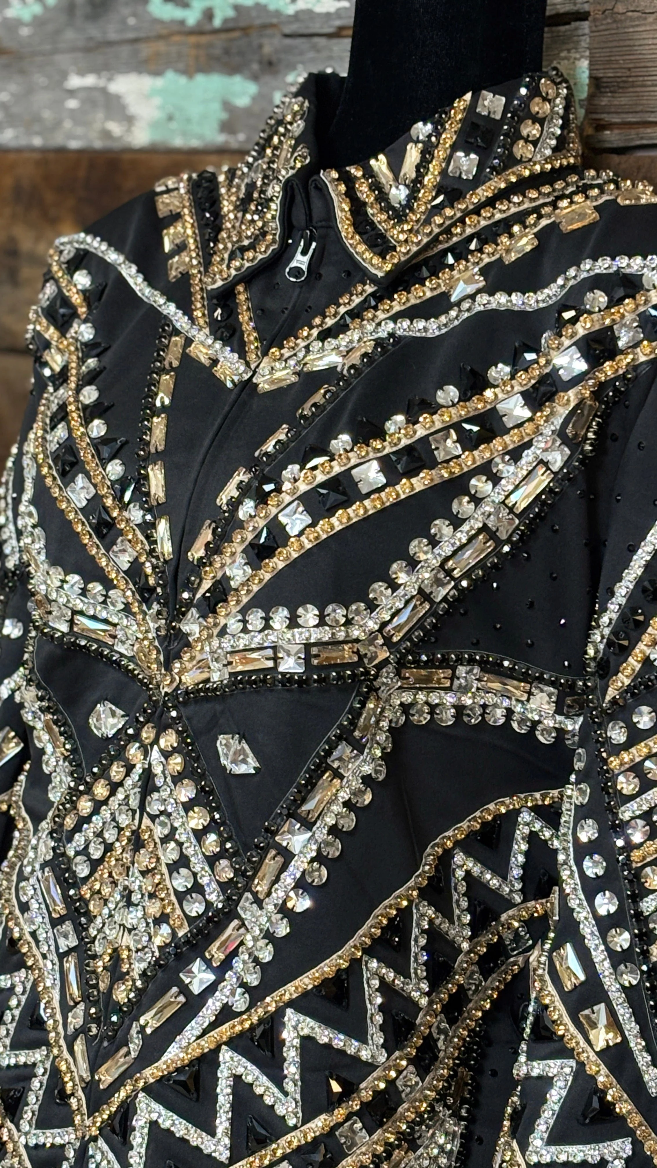 All Day  Show Jacket ~ Black & Gold - Image 5