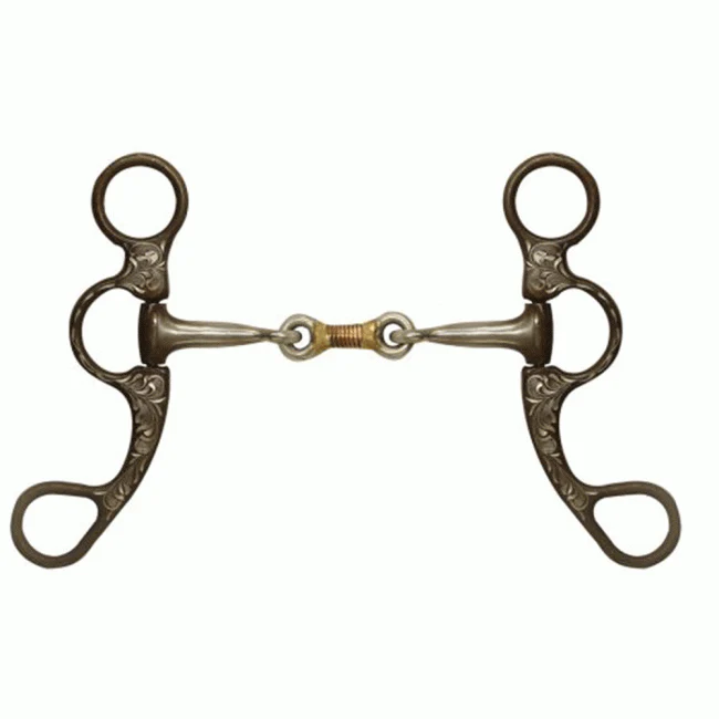 Antique Brown Steel Bit W/Dogbone