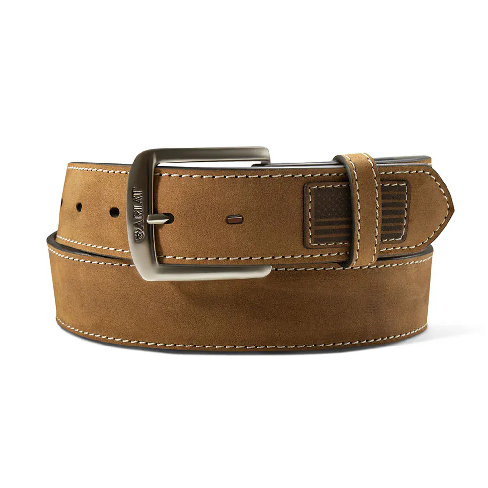 Ariat American Flag Patch Belt