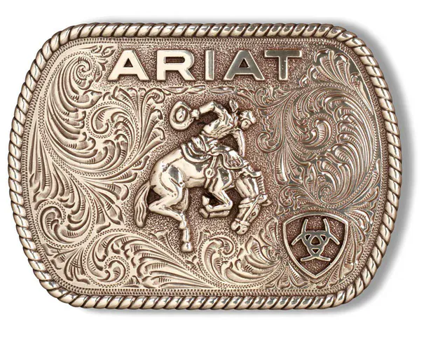 Ariat Belt Buckle ~ Saddle Bronc