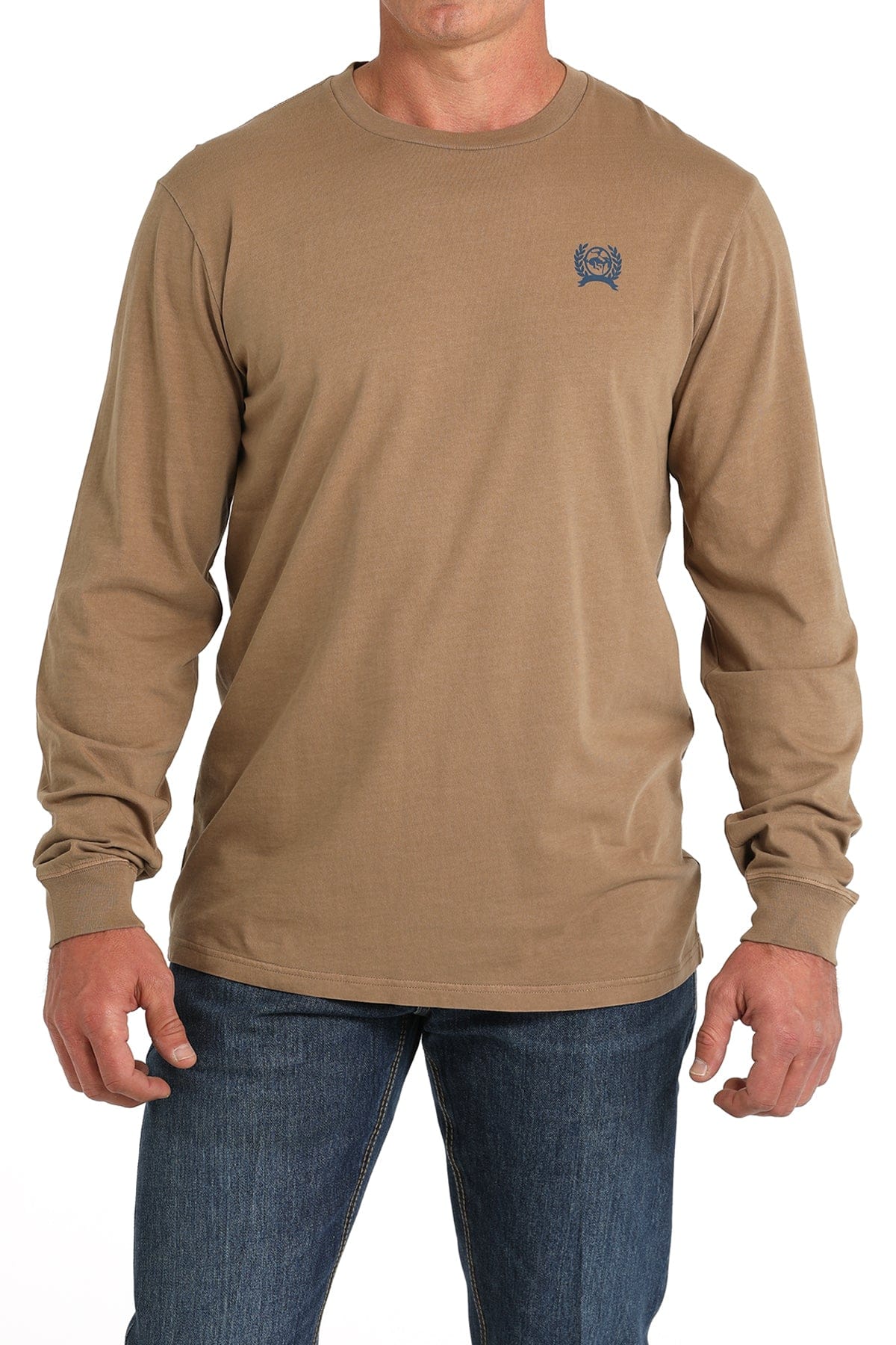 Authentic Cinch Long Sleeve Tee ~ Khaki - Image 2