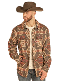 Aztec Shirt Jacket by Rock & Roll