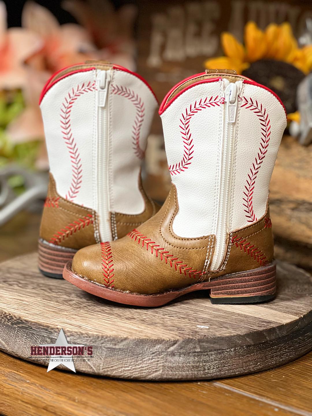 Baseball Cowkids Boots by Roper - Image 3