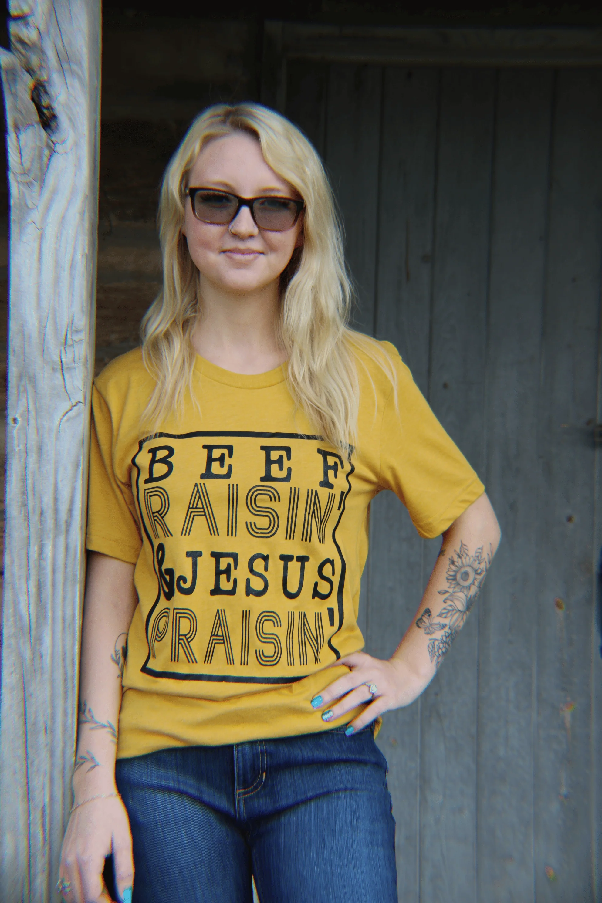 Beef Raisin Jesus Praisin Tee - SALE