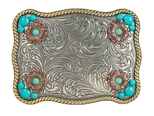 Blazin Roxx Belt Buckle ~ Floral