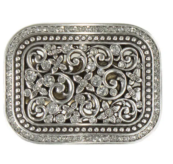 Blazin Roxx Belt Buckle ~ Floral Rhinestone