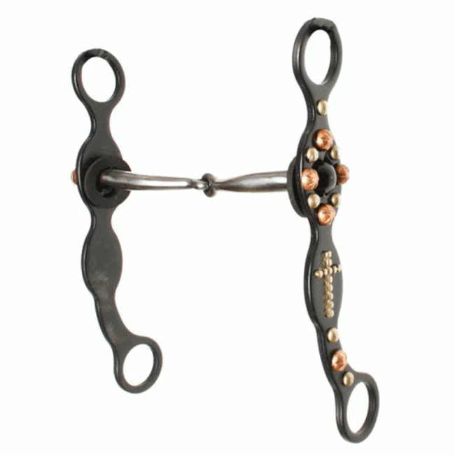 Blued Steel Snaffle Bit