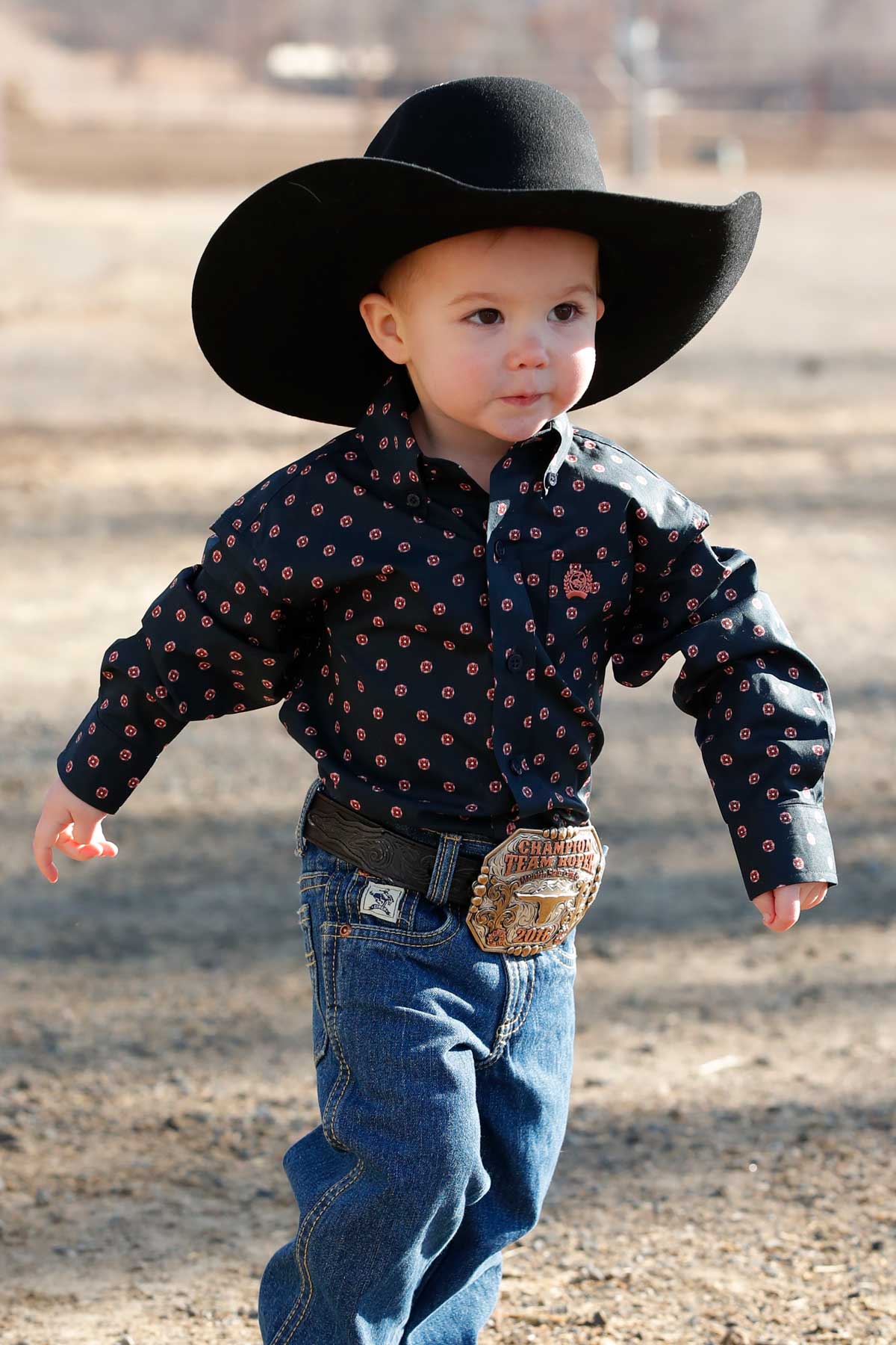 Boy's Cinch Navy Print ~ Infant