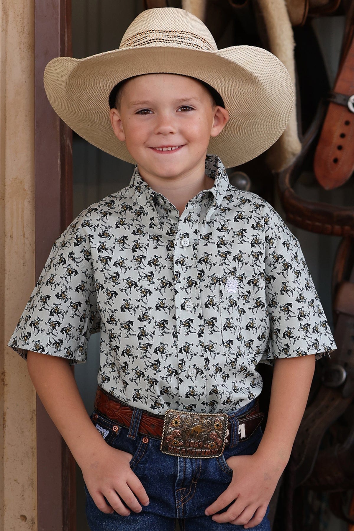 Boy's Cinch Print ~ Bronc Rider