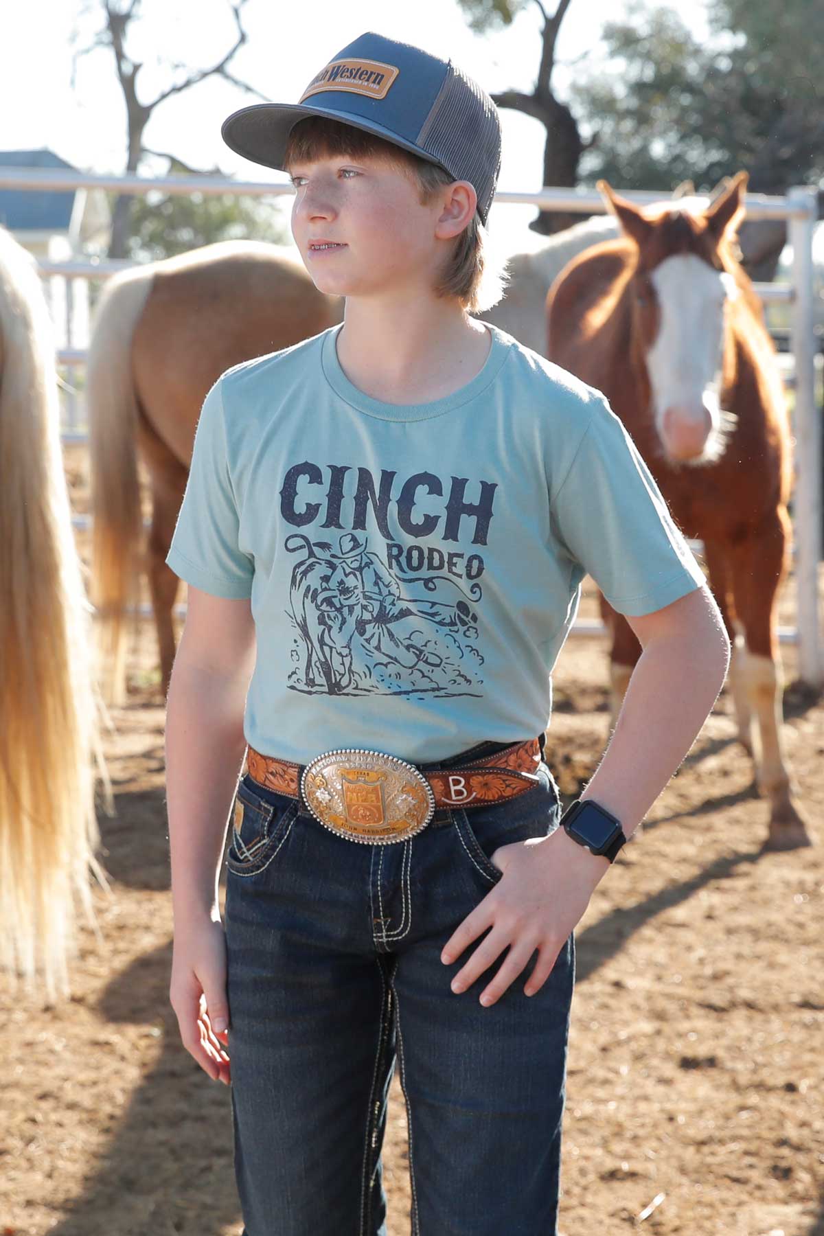 Boy's Cinch Tee ~ Green