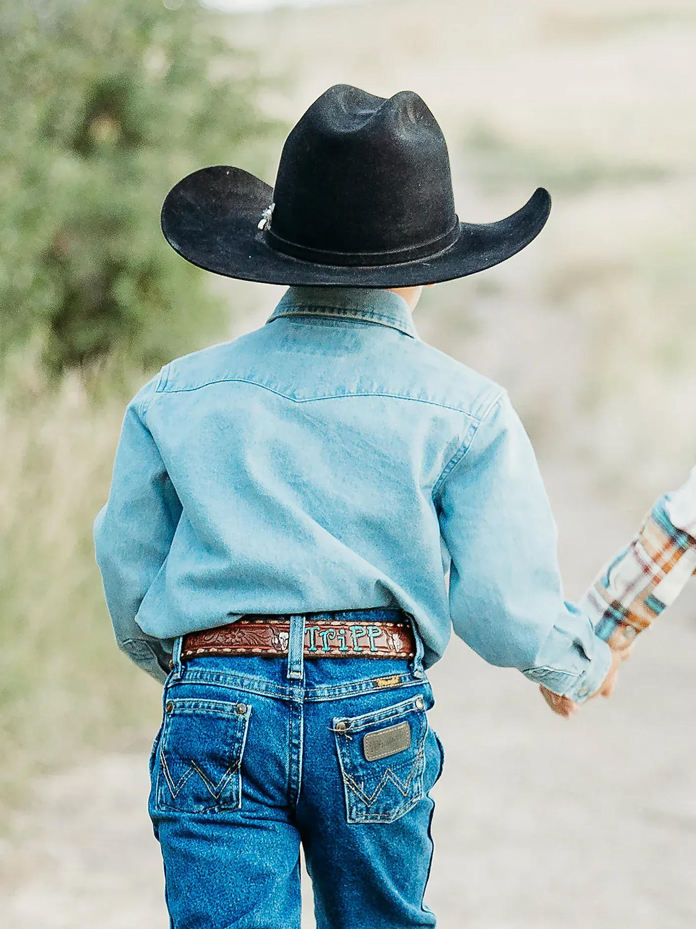 Boy's Cowboy Cut® Western Shirt by Wrangler - Image 3