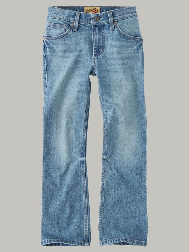 Boy's Wrangler 20X 42 Vintage Boot ~ Lt Wash - Image 2
