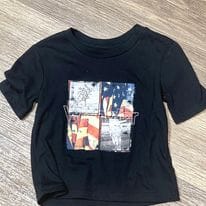 Boys Wrangler Logo Tee ~ Jet Black