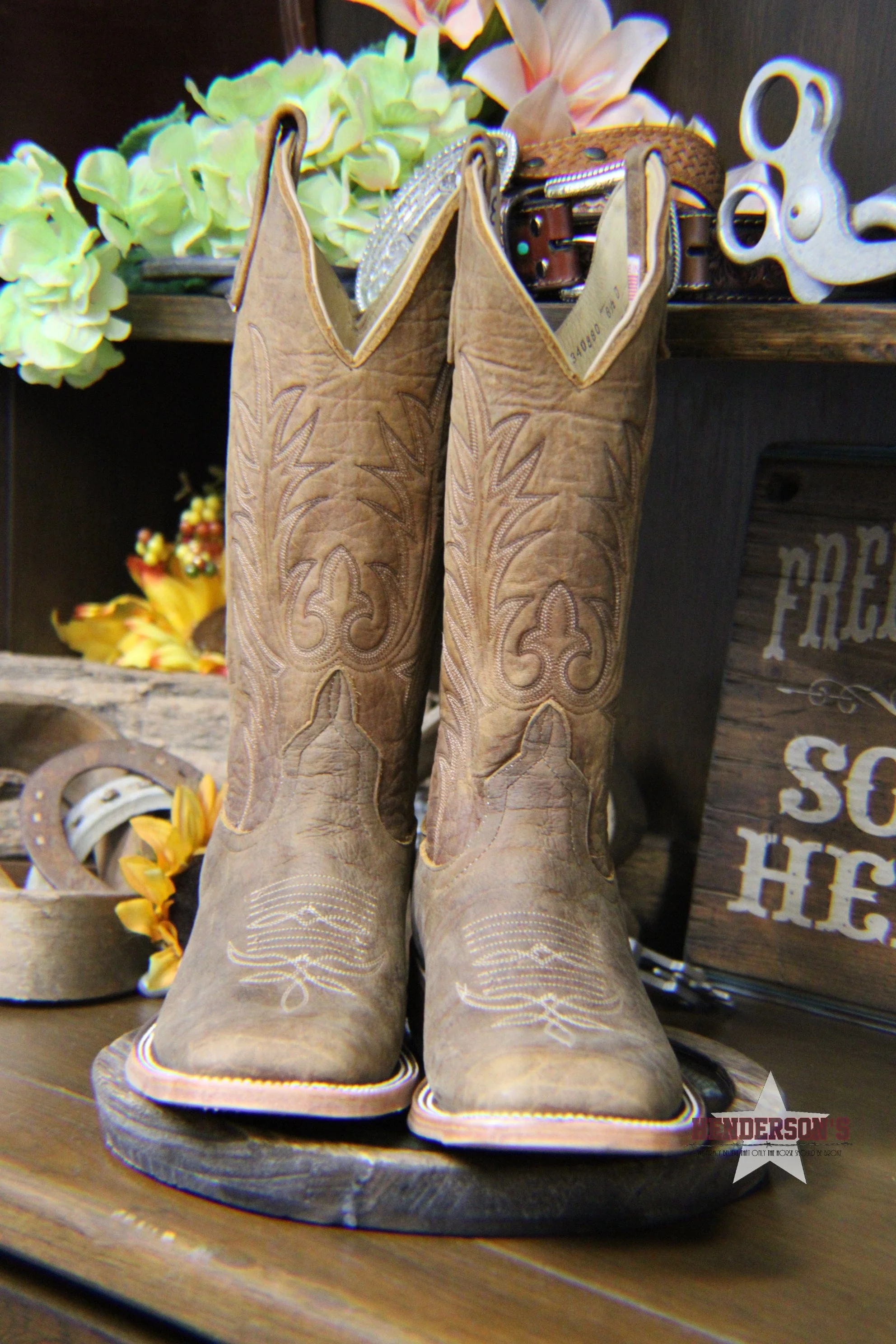 Brahma Bison Anderson Bean Boots ~ Brown - Image 2