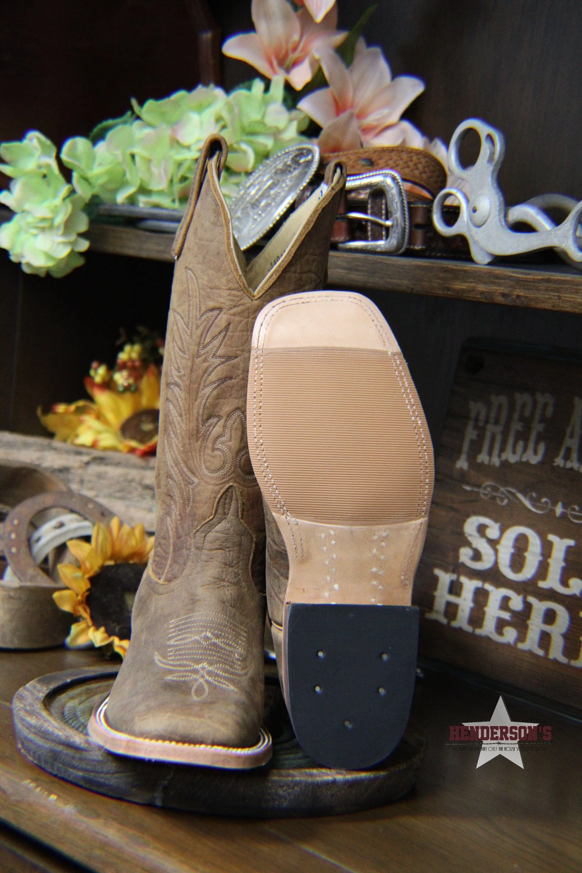 Brahma Bison Anderson Bean Boots ~ Brown - Image 3