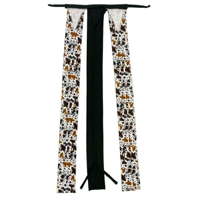 Braid-In Tail Bag ~ Cow Print - Image 2