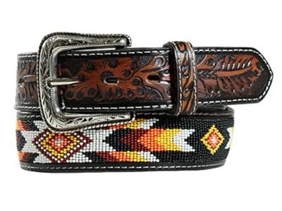 Beaded Inlay Belt