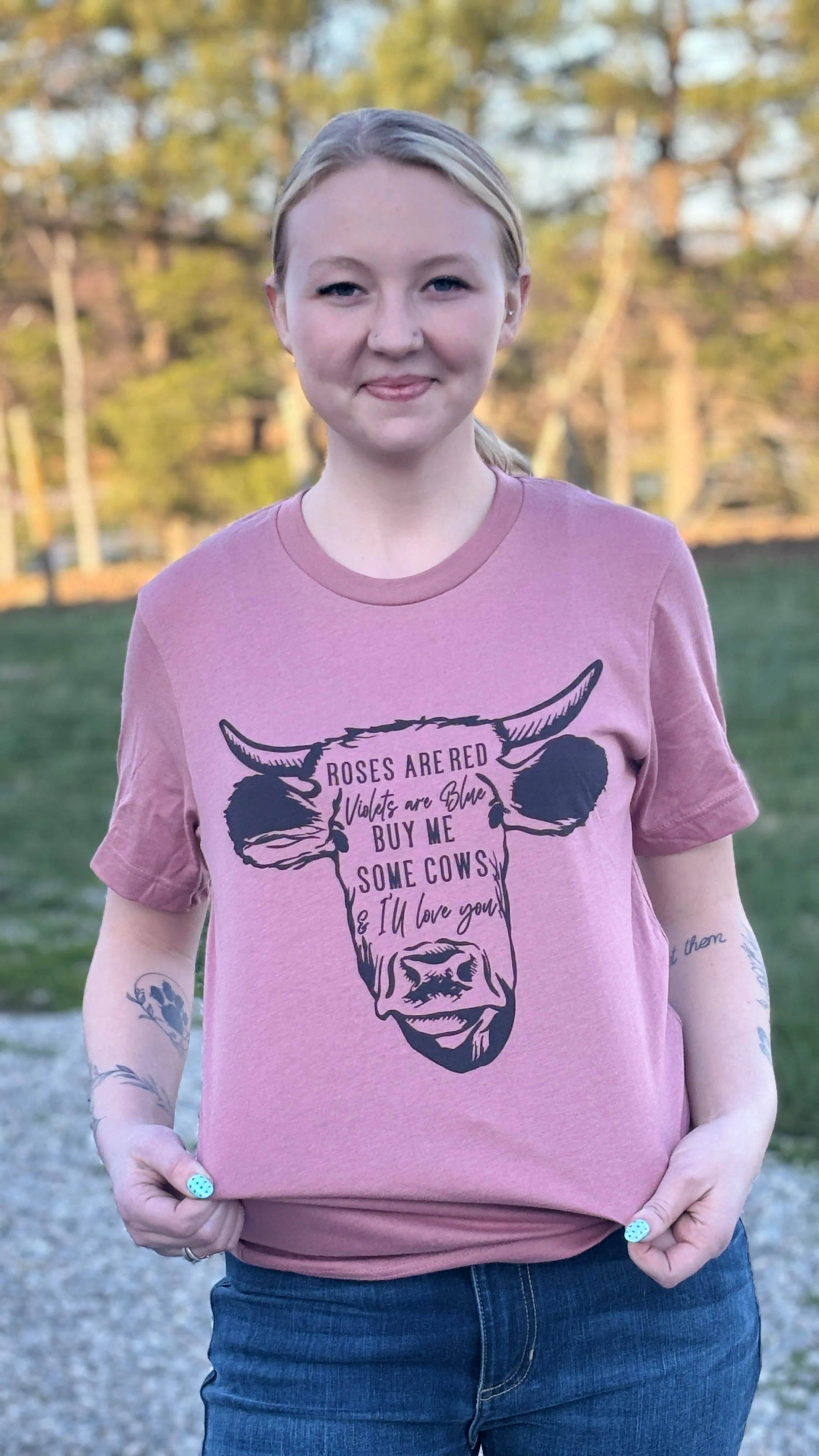 Buy Me Some Cows Tee - Image 2
