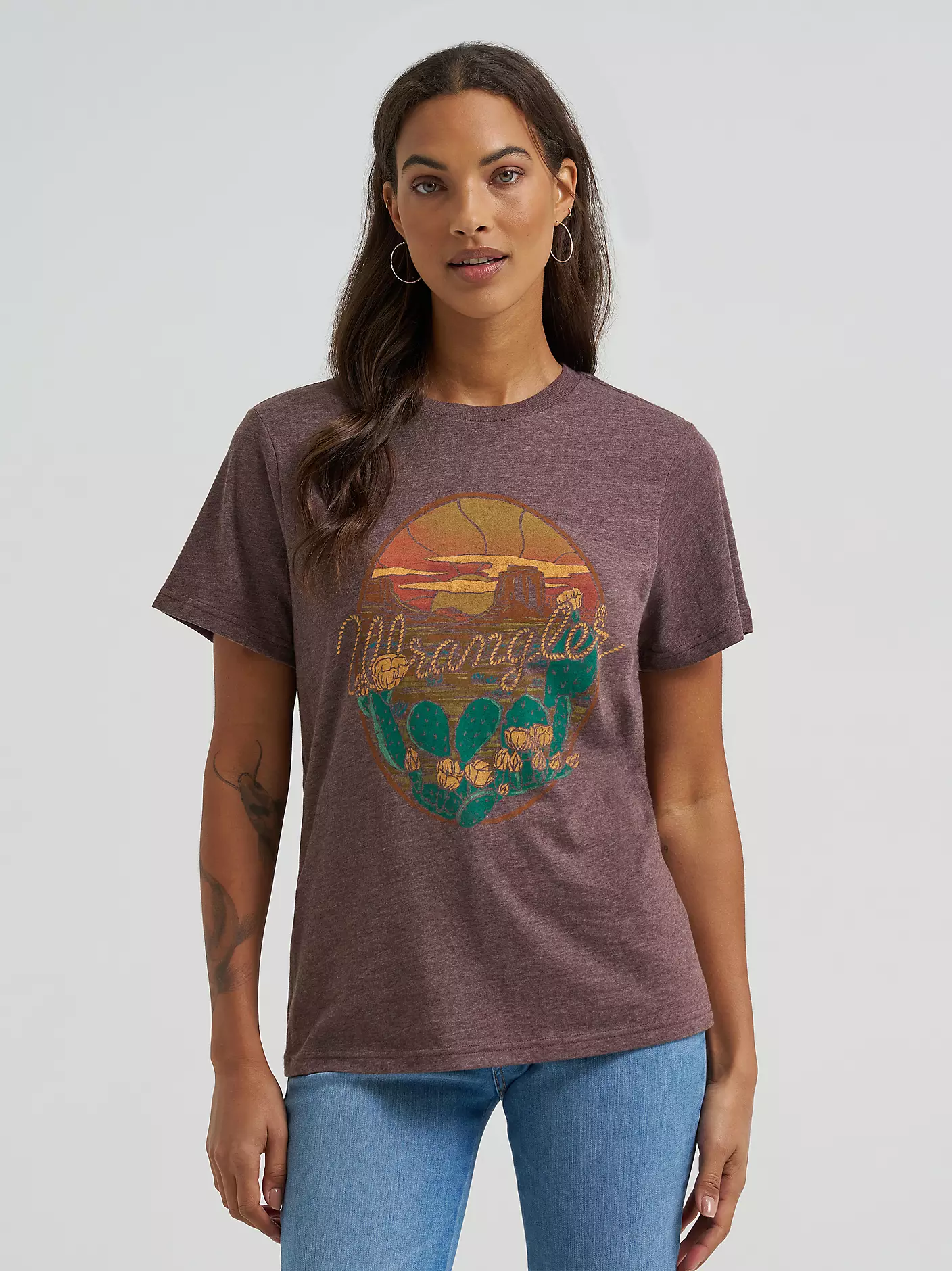 Cactus Logo Tee by Wrangler