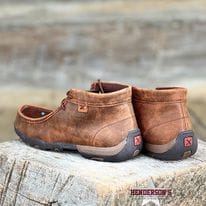 Chukka Driving Moc by Twisted X ~ Tooled Flower - Image 3
