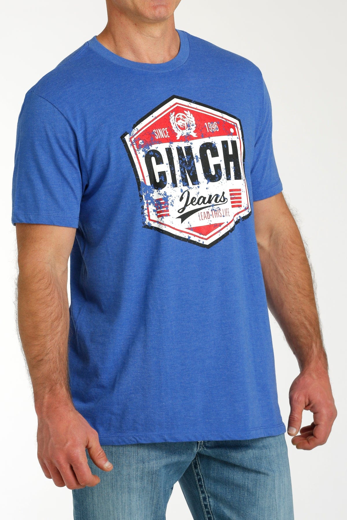 Cinch American Brand Tee ~ Royal - Image 2