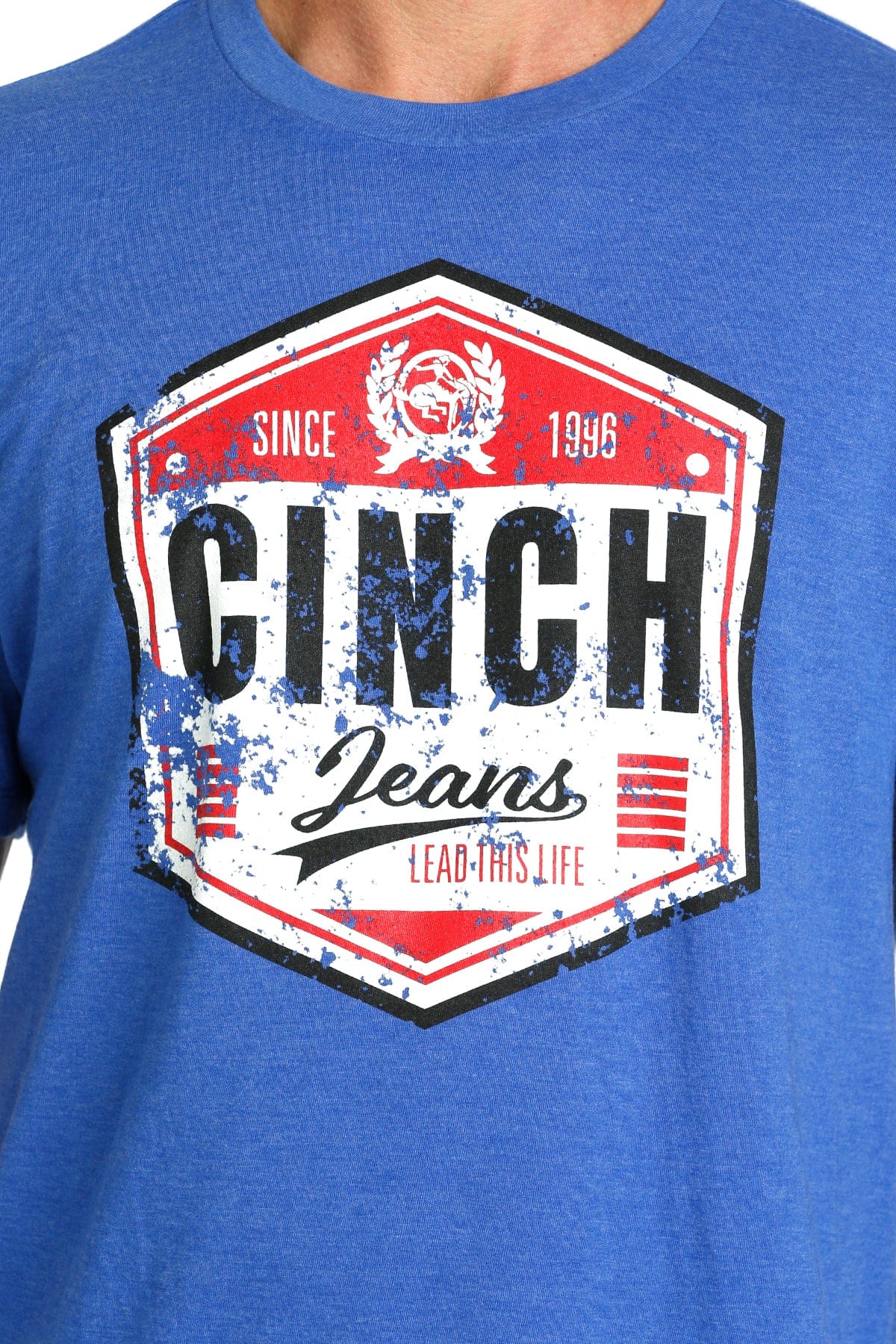 Cinch American Brand Tee ~ Royal - Image 3