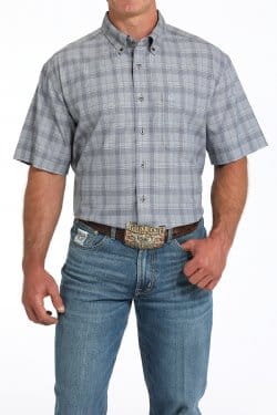 Cinch Arenaflex  ~ Gray Plaid