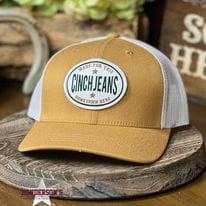 Cinch Ball Cap ~  Gold & White