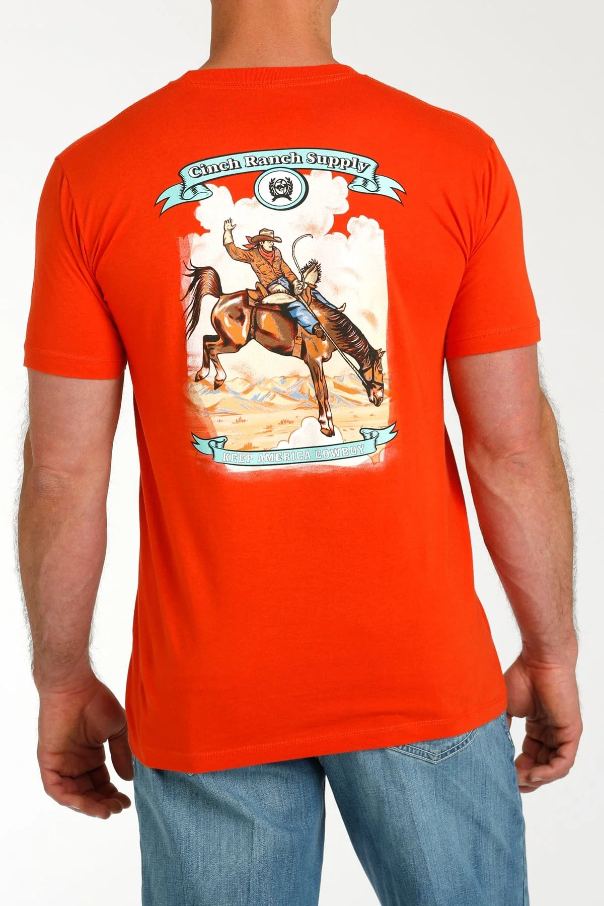 Cinch Keep America Cowboy Tee