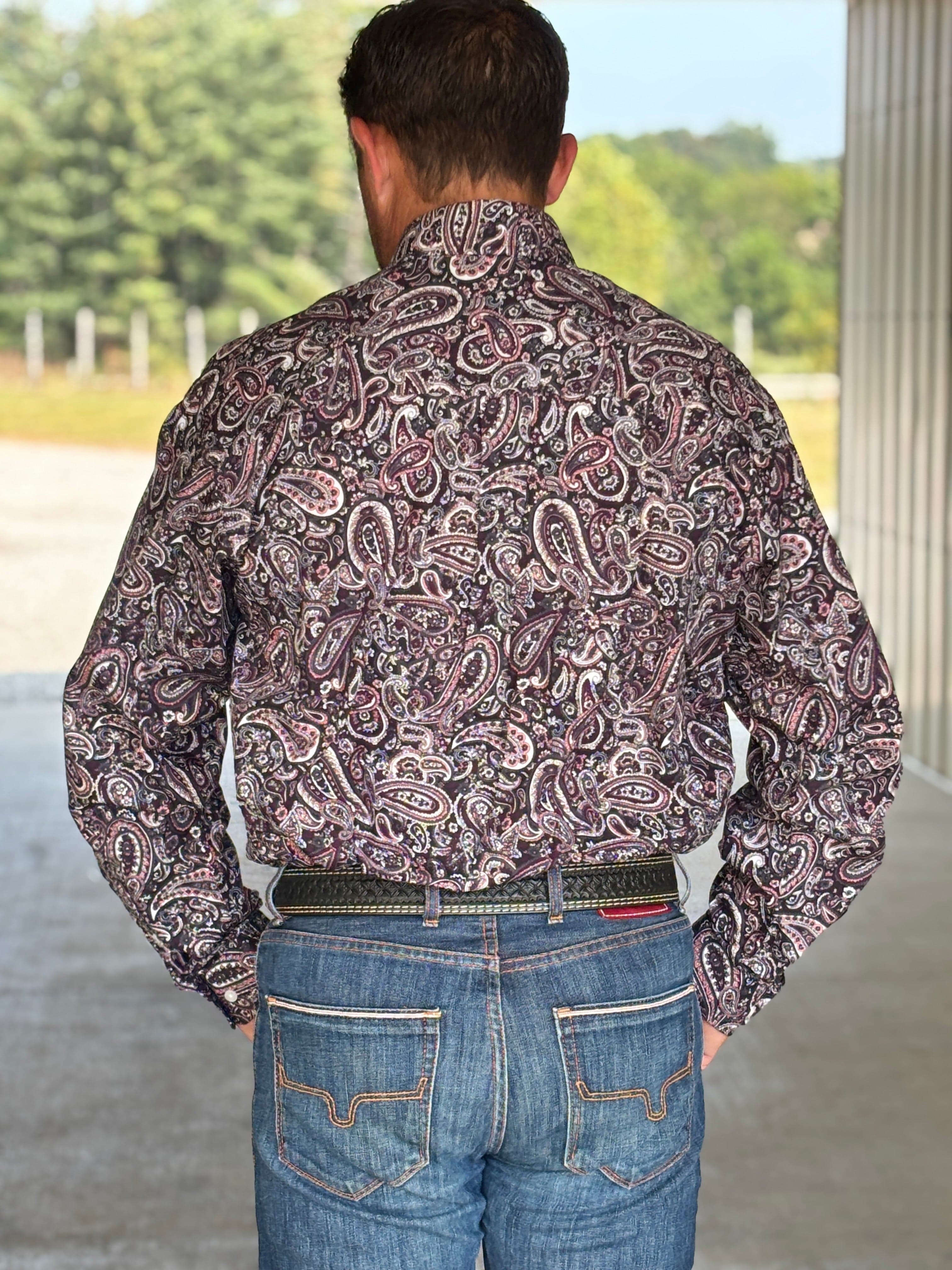 Cinch Plain Weave  ~ Gray Paisley - Image 2