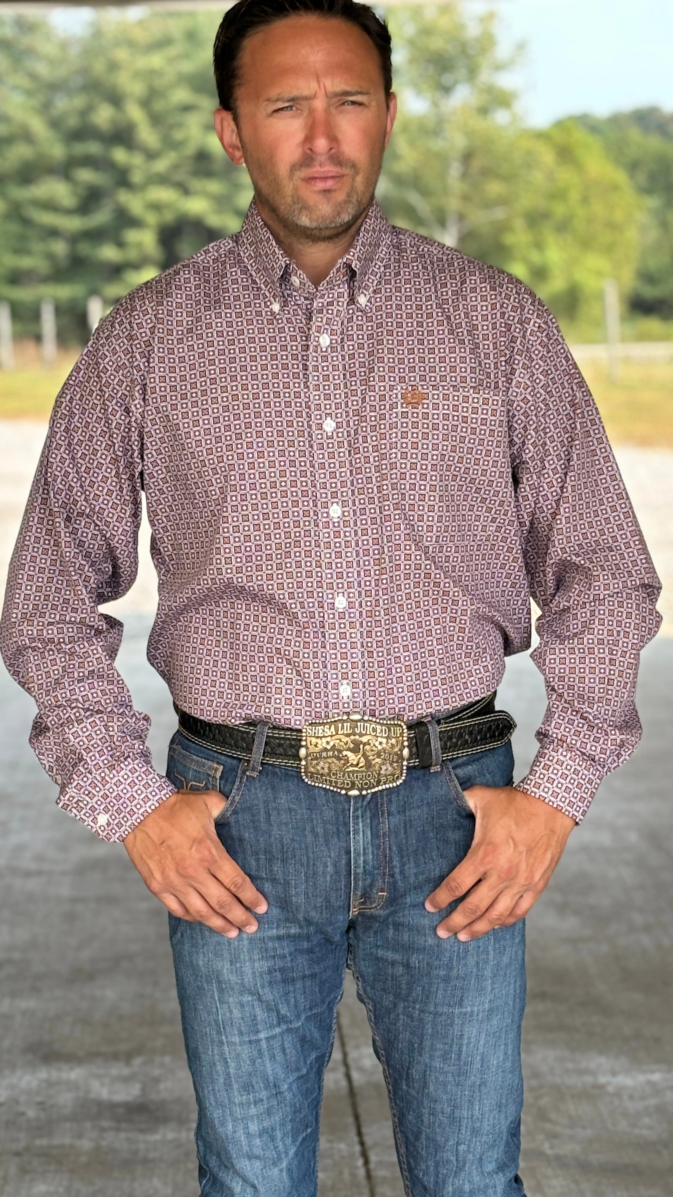 Cinch Plain Weave  ~ Purple & Gold