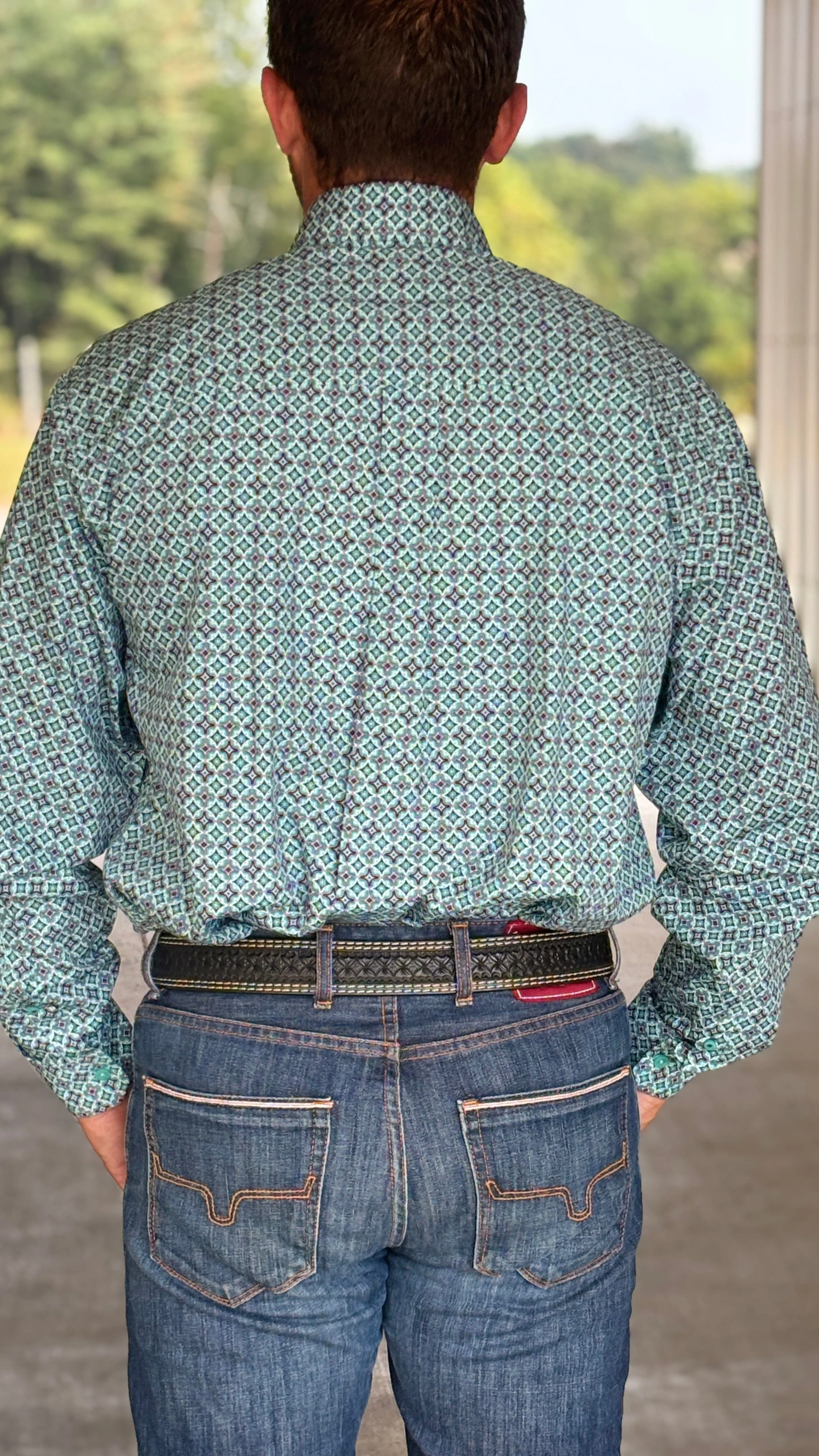 Cinch Plain Weave  ~ Turquoise - Image 2