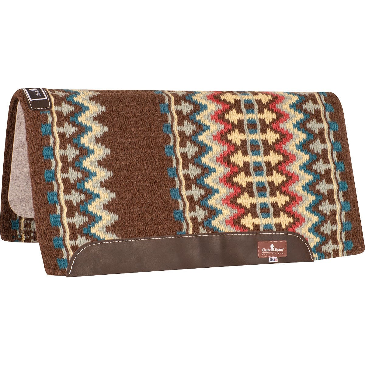 Classic Straight Pad Blanket Top ~ Chestnut Lemon