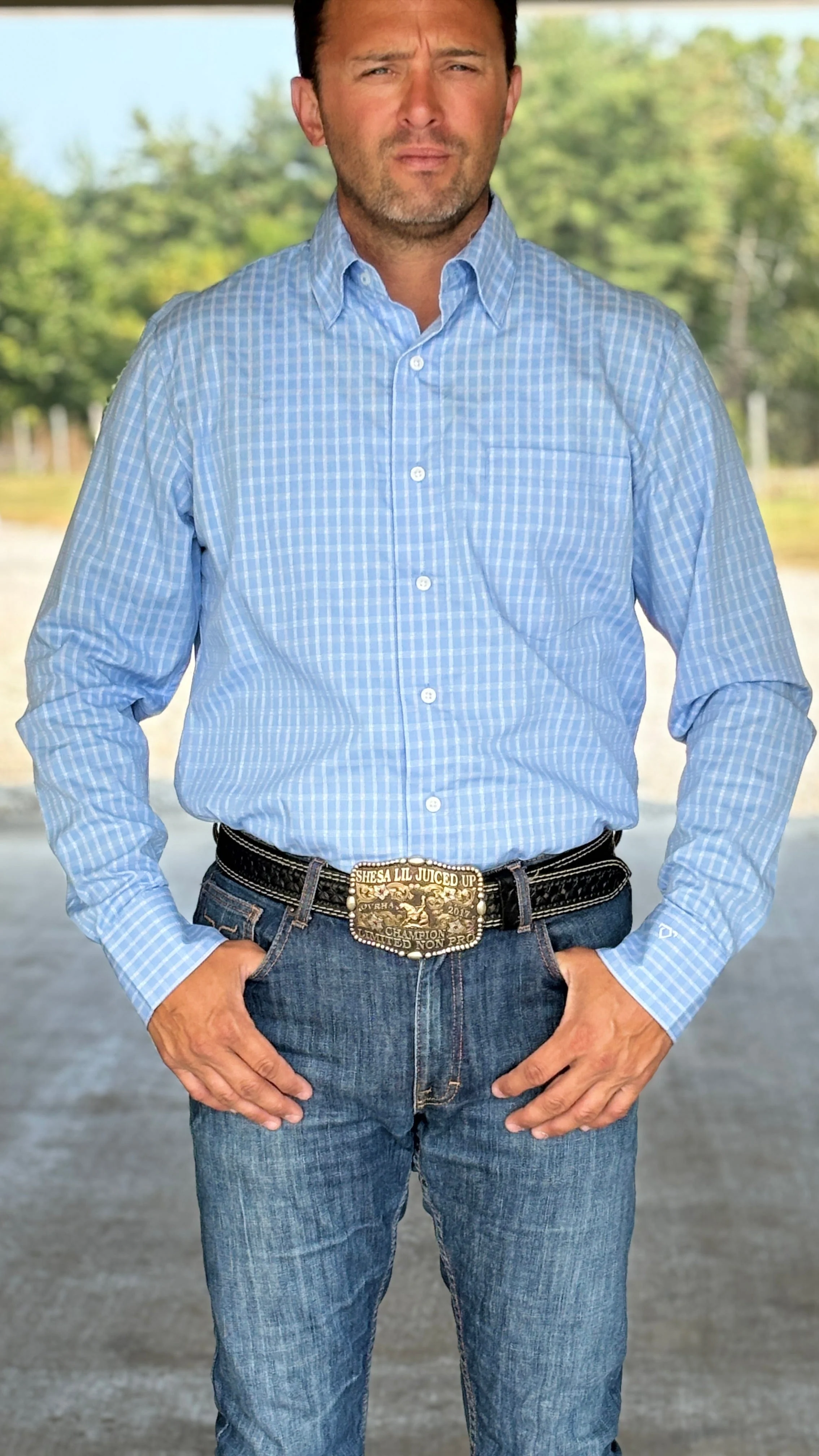 Cody Johnson's Button Down by Wrangler