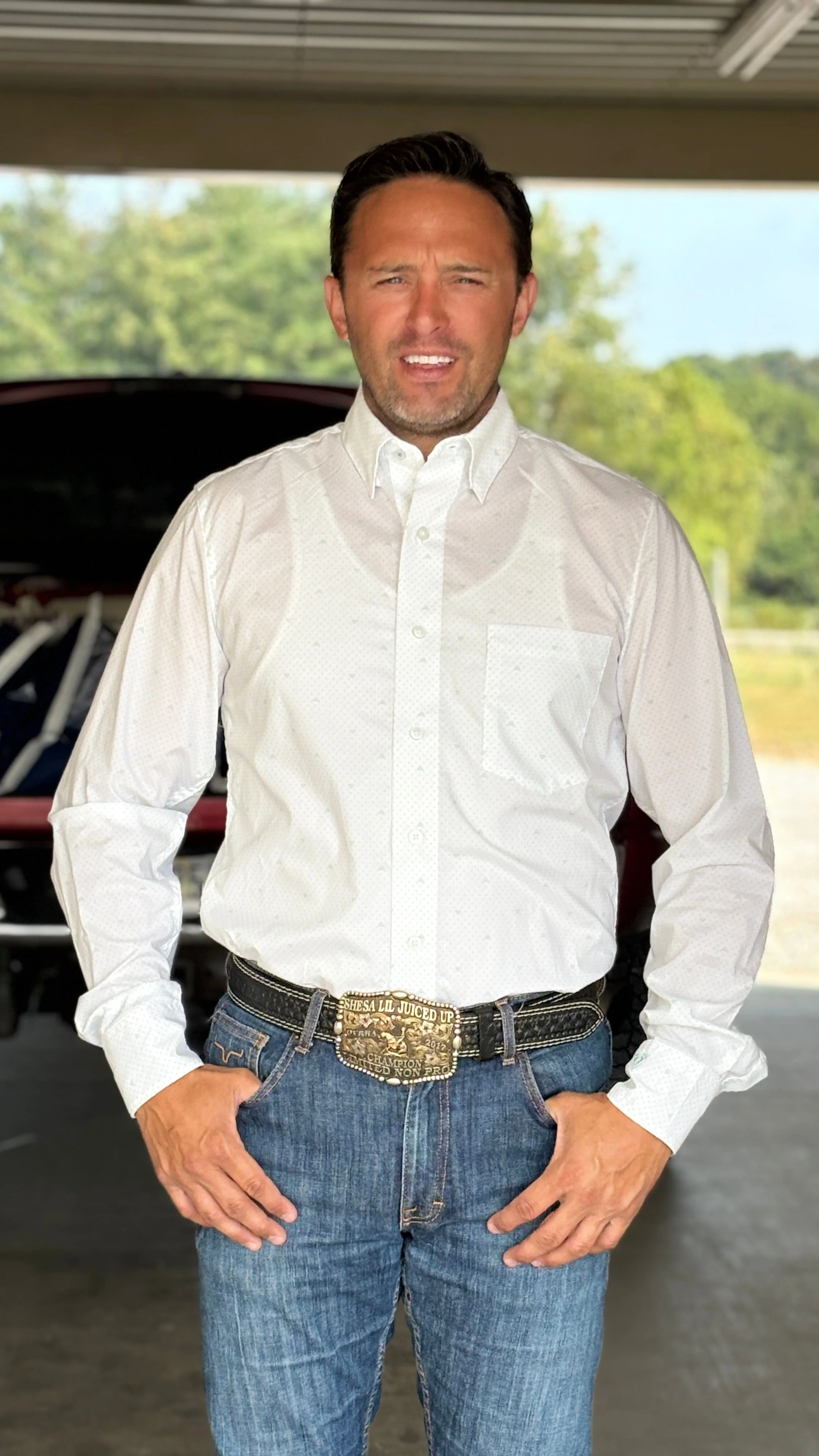 Cody Johnson's Button Down by Wrangler