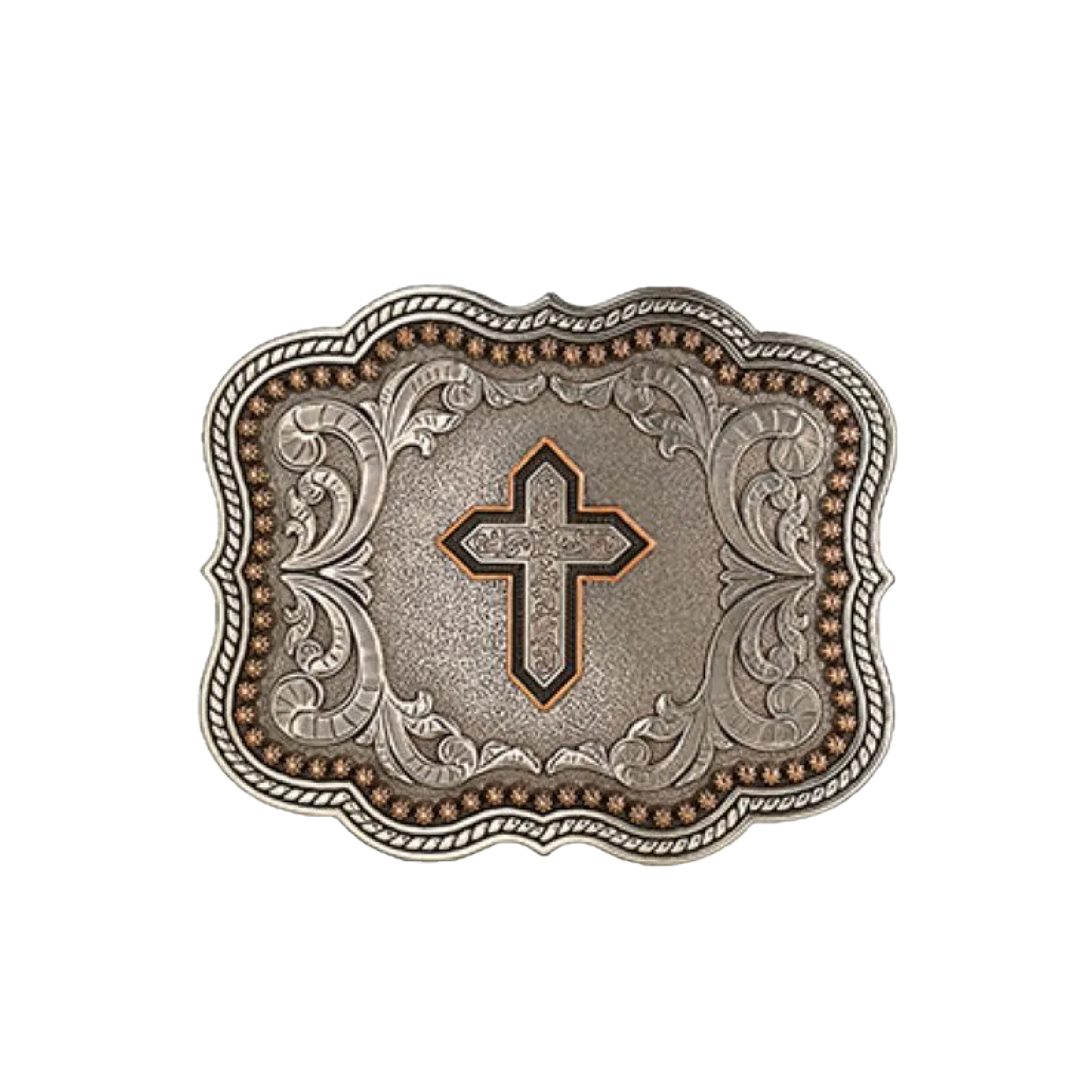 Copper Cross Belt Buckle