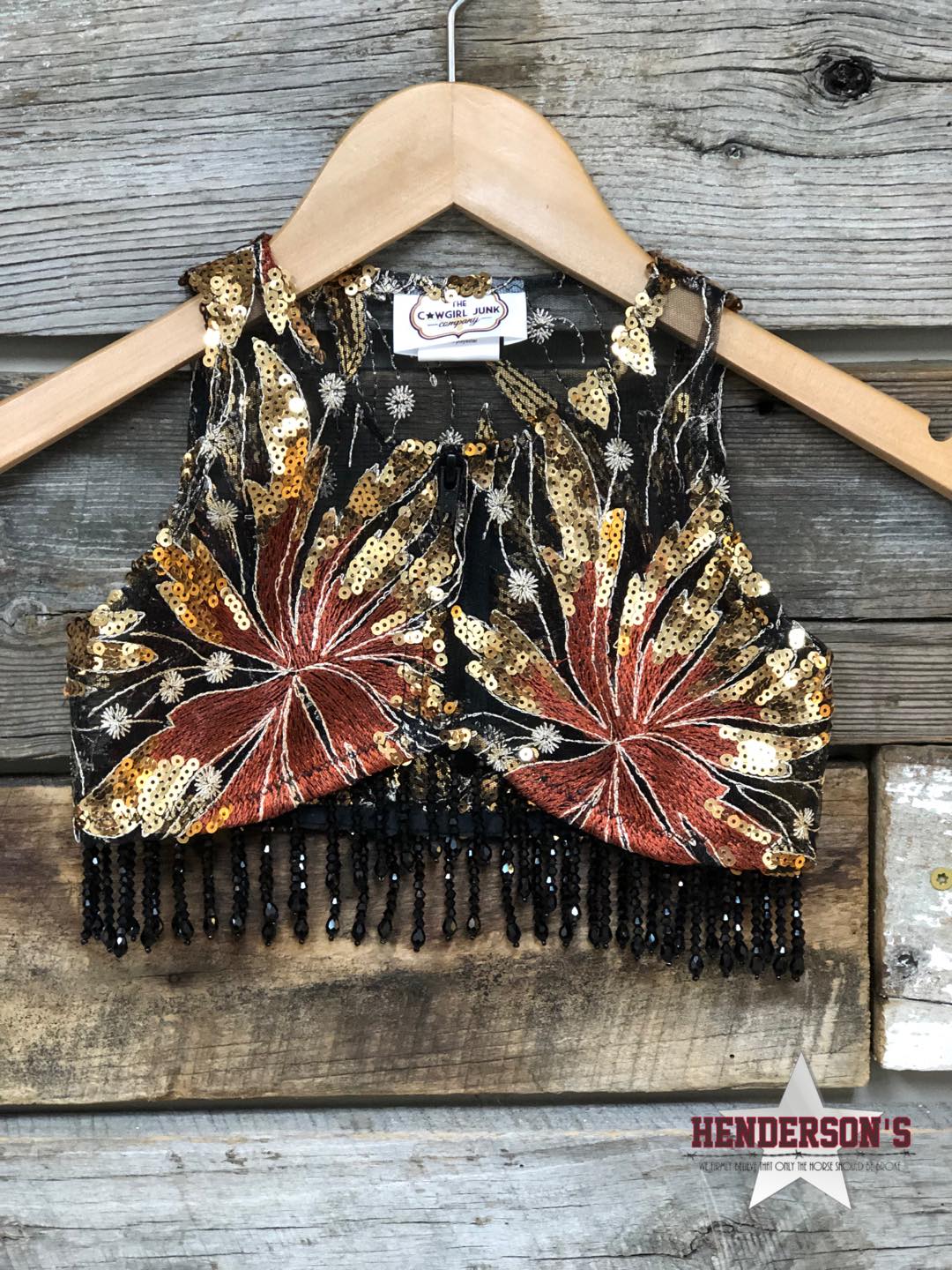 Coppertone Youth "Mini"  Bolero with Beads