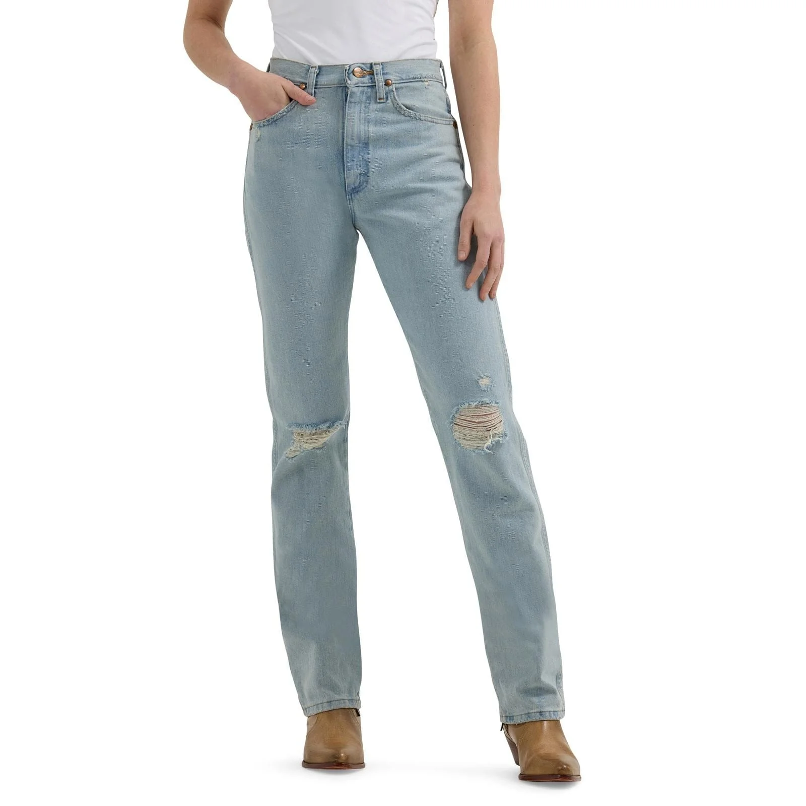 Cowboy Cut® Slim Fit Jean - Distressed Vintage