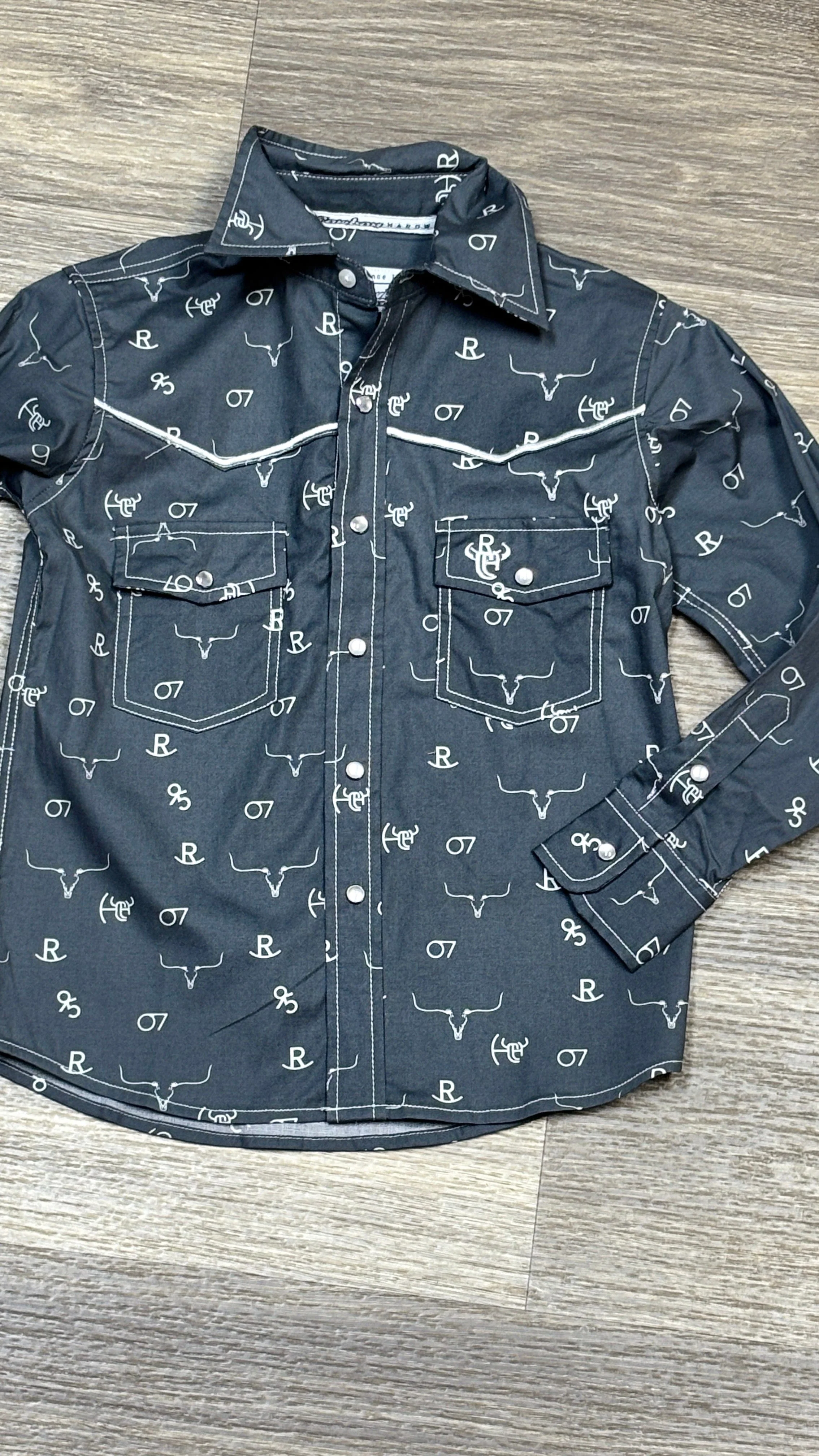 Cowboy Hardware Western Shirt ~ Branding
