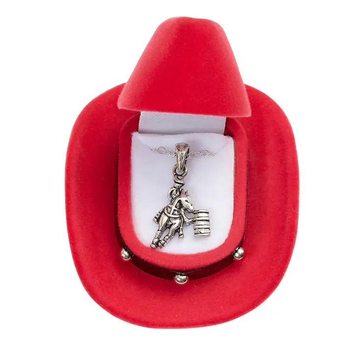 Cowboy Hat Necklace ~ Barrel Racer
