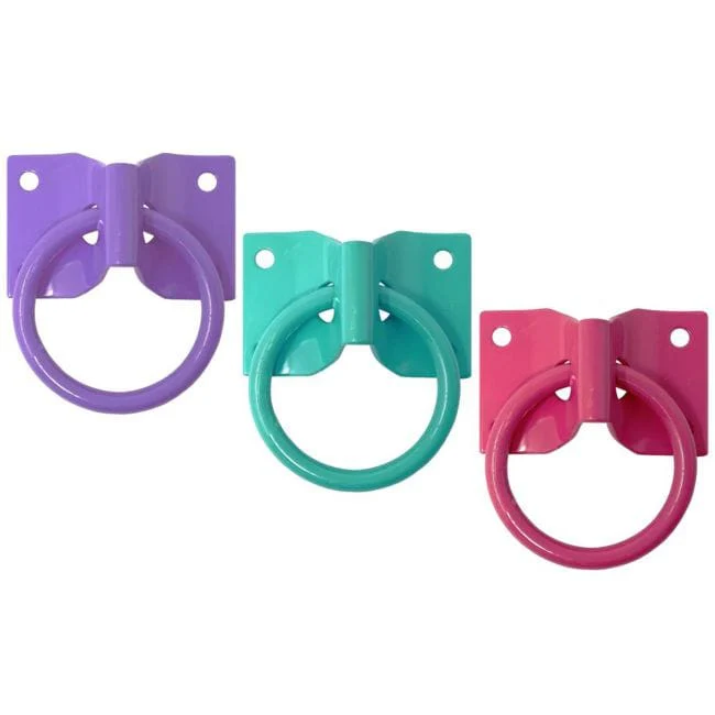 Cross tie Ring W/Plate ~ Colored