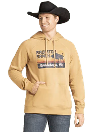 Dale Brisby Graphic Hoodie ~ Camel - Image 2