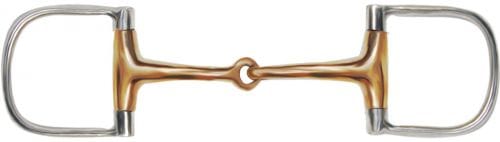 Dee Ring Snaffle W/Broken Copper Mouth