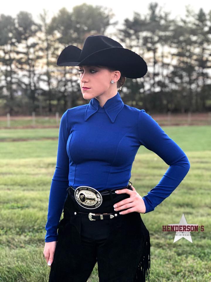 DIY Horsemanship Shirt ~ Red & Royal - Image 2