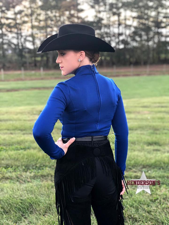 DIY Horsemanship Shirt ~ Red & Royal - Image 3