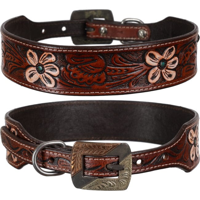 Dog Collar ~ Painted Poppy
