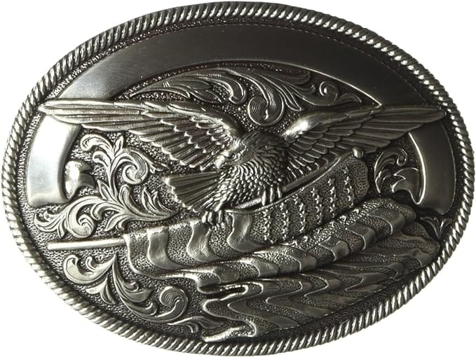 Eagle Belt Buckle ~ American Flag