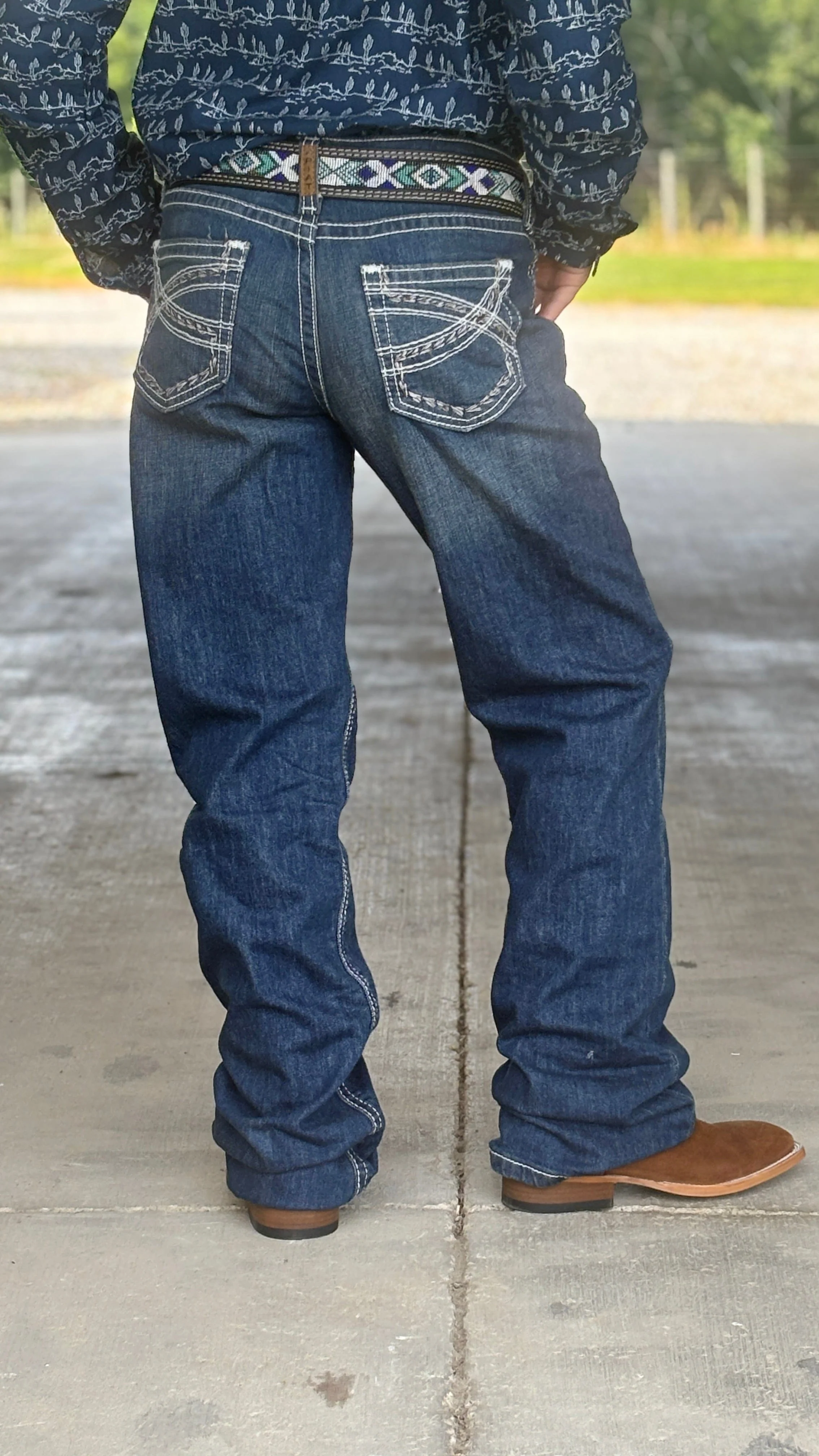 Entwined Boot Cut Jean by Arait